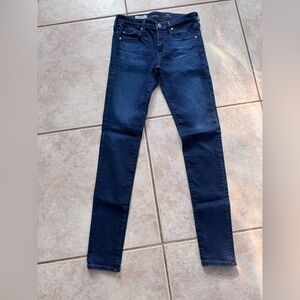 Ag Adriano Goldschmied Deep Indigo Skinny Jeans